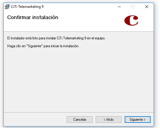 CiTi Telemarketing software call center imagen instalación 4